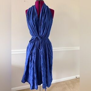 Mille Marilyn Blue Sleeveless Dress XXS